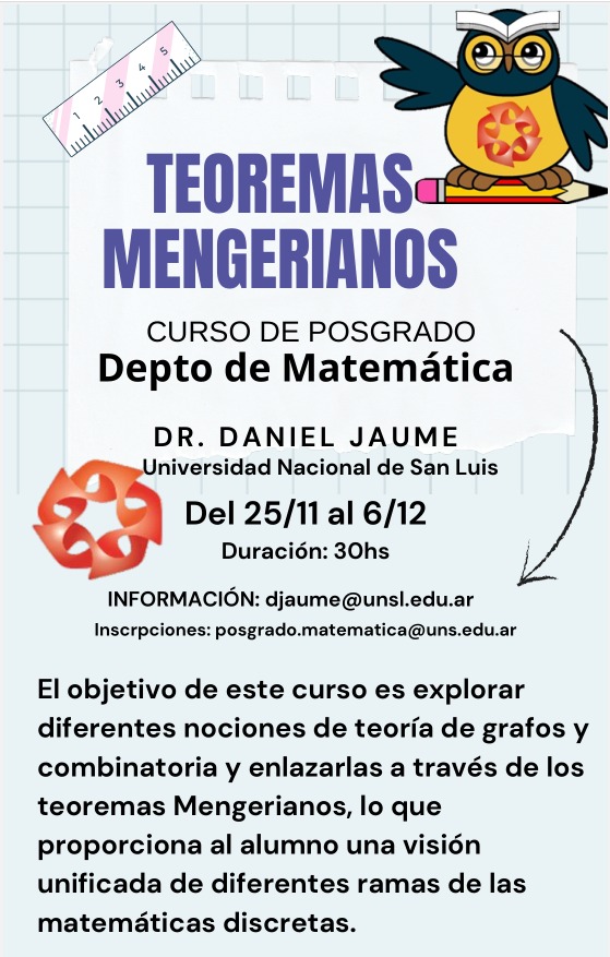 Curso de posgrado Daniel Jaume